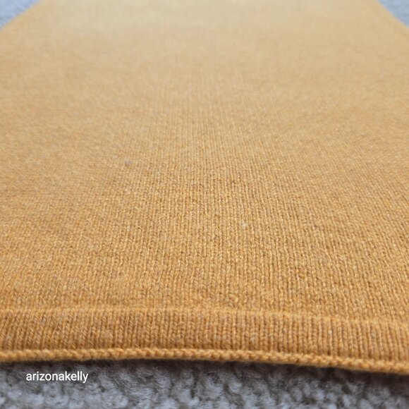 NWOT Everlane Cashmere Scarf Yellow Marigold - Picture 8 of 12